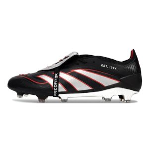 Chuteira Campo ADIDAS Predator Elite Tongue 25 FG Obsidian Strike